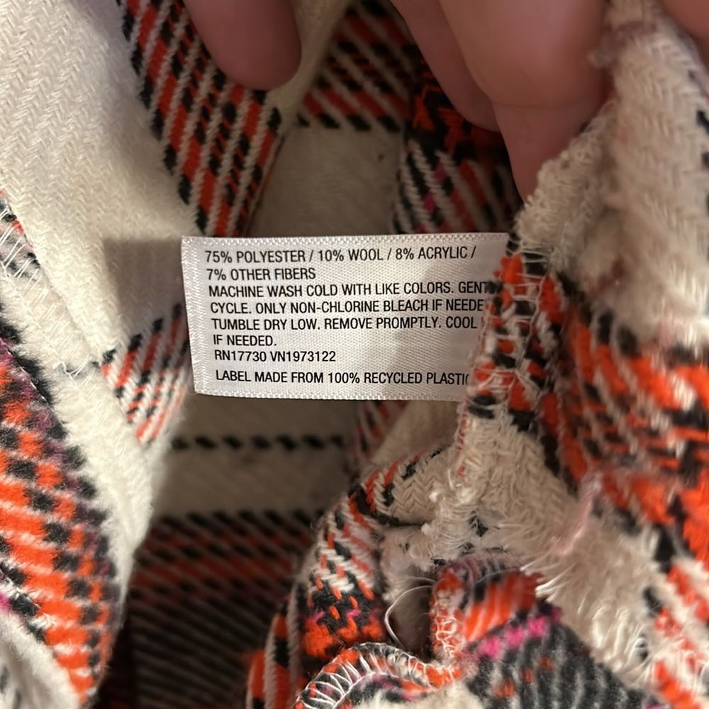 Universal Thread Size Medium Jacket Shacket White… - image 4